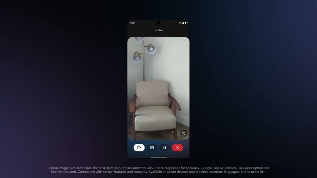 Google libera IA visual do Gemini Live de graça para todos google-libera-ia-visual-do-gemini-live-de-graca-para-todos